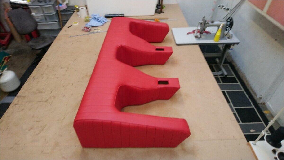 Boat Interiors upholstery by 1st Class Covers