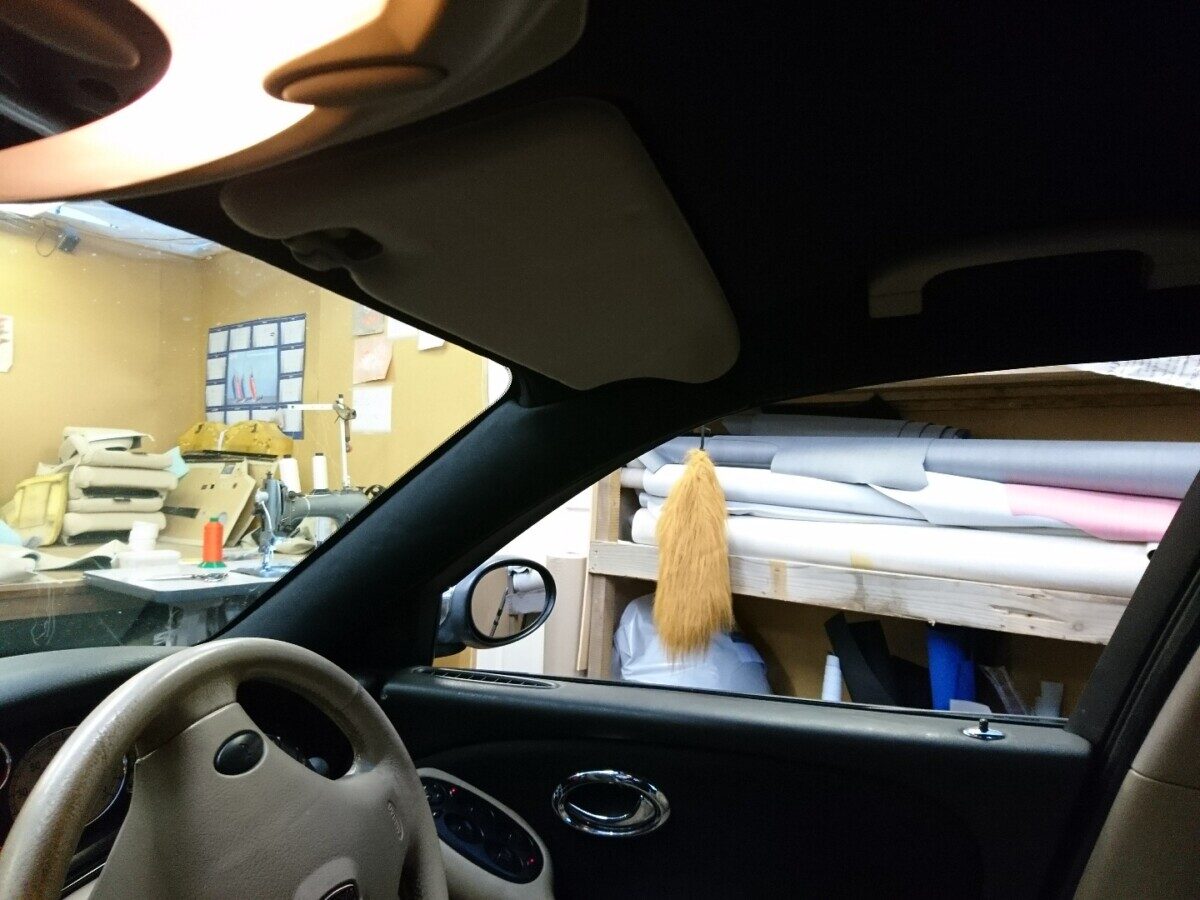 Headlining upholstery by 1st Class Covers