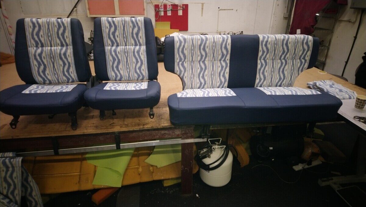 Vehicle Interiors upholstery by 1st Class Covers